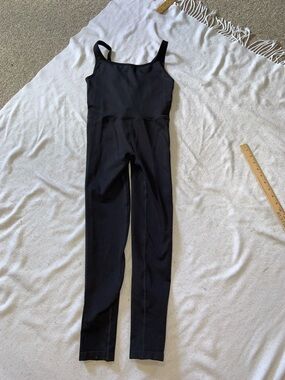 all in motion Black Sleeveless Slim-Leg Jumpsuit size small dance yoga casual